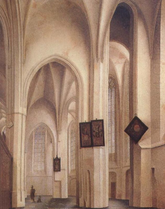 Church Interior in Utrecht, Pieter Jansz Saenredam